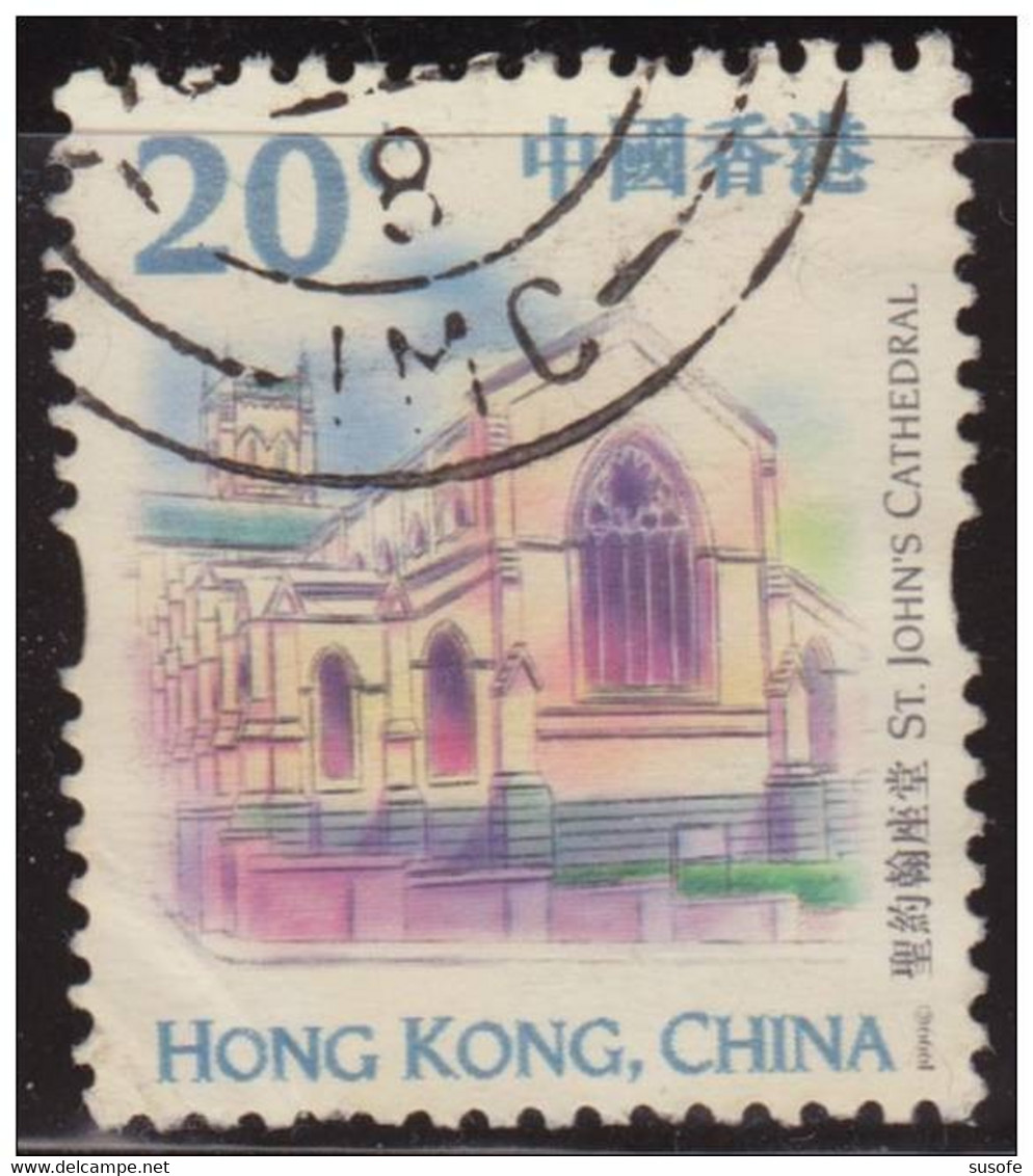 Hong Kong China 1999 Scott 860 Sello º Vistas Turismo St. John's Cathedral Michel 898 Yvert 909 Stamps Timbre Briefmarke - Oblitérés