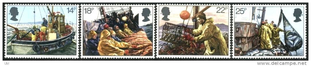 GREAT BRITAIN - 1981 - SG 1166/1169 - British Fishing Industry - Set Of 4 Stamps - MNH - Unclassified