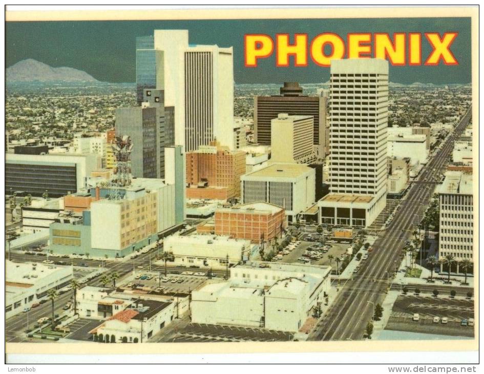 USA, Downtown Phoenix, Arizona, 1980s Unused Postcard [P8835] - Phoenix