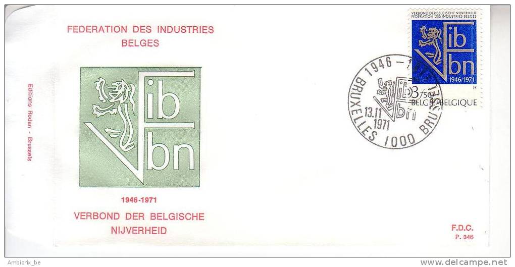 FDC Rodan 1609 Bruxelles - 1971-1980