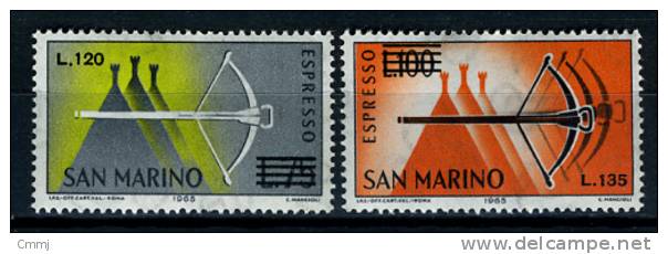 1965 - SAINT-MARIN - SAN MARINO - Sass.  EX 25/26 - NH - Francobolli Per Espresso