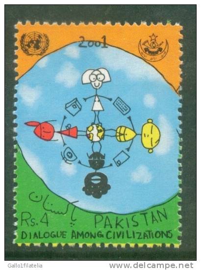 2001 - PAKISTAN - DIALOGO FRA LE CIVILTA' / DIALOGUE AMONG CIVILIZATIONS. MNH - Joint Issues