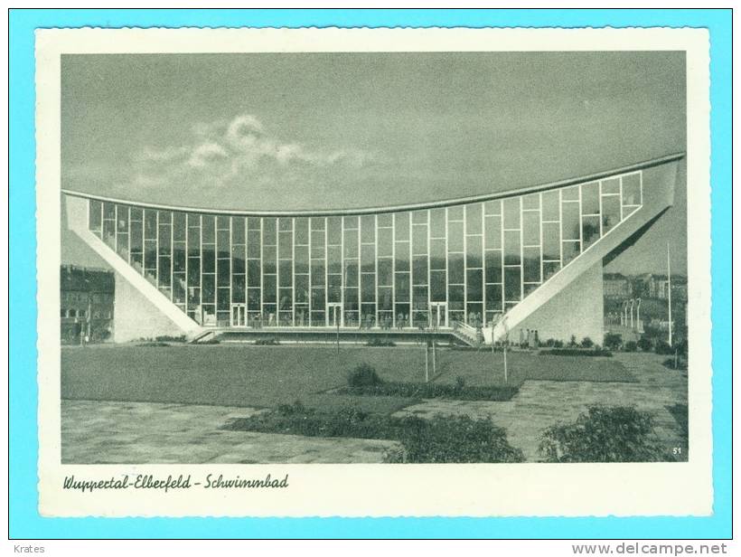 Postcard - Wuppertal, Schwimming Pool    (V 10352) - Wuppertal