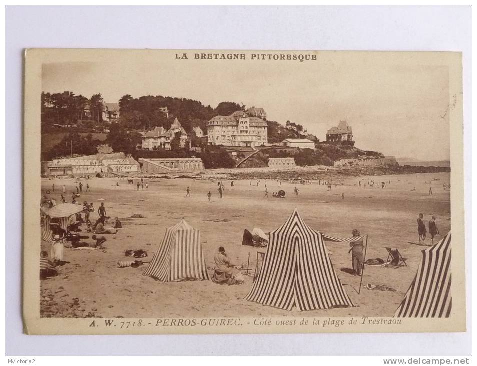 PERROS GUIRREC - Coté Ouest De La Plage De Trestaou - Perros-Guirec