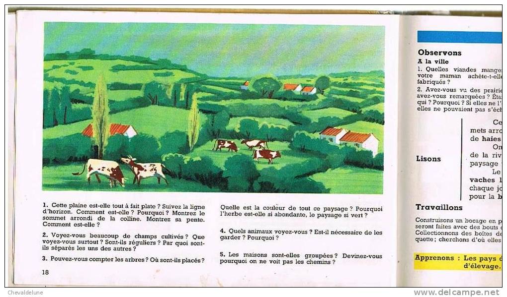 LIVRE SCOLAIRE : V. CHAGNY Et M.S. CABAU : MON PREMIER LIVRE DE GEOGRAPHIE  ILLUSTRATIONS DE VERRIER Et POULAIN  1959 - 6-12 Ans