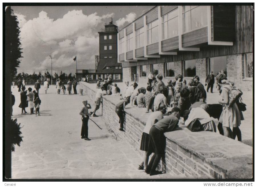 AK Oberwiesenthal, Terrasse Des Fichtelberghaus, 1967 - Oberwiesenthal