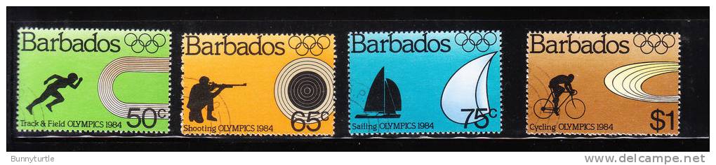 Barbados 1984 Olympics Los Angeles Used - Barbados (1966-...)