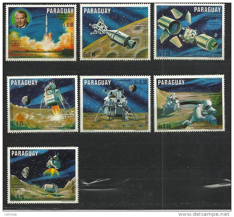 PARAGUAY 1970 - MOONLANDING - MNH MINT NEUF NUEVO - América Del Sur