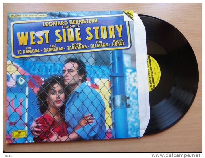 2 LP West Side Story ( L Bernstein ) / Hungarian Edition Hungaroton Label /very Rare - Musicales