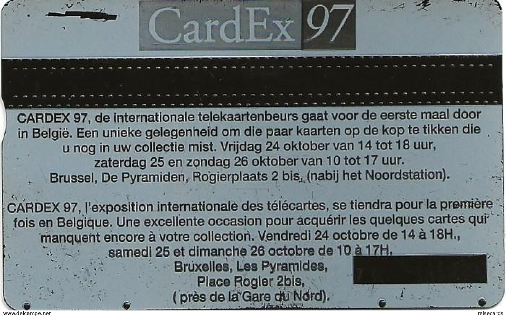 Belgium: Belgacom 746G CardEx 97 Bruxelles, Felicien Rops "Pornokrates" - Sans Puce