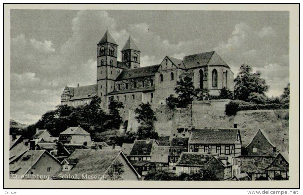 AK Quedlinburg, Schloß, Museum, 1951 - Quedlinburg