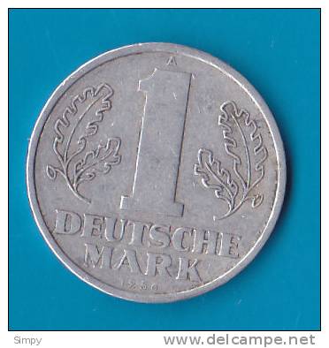 GERMANY  DDR - 1 MARK  1956 A - 1 Mark