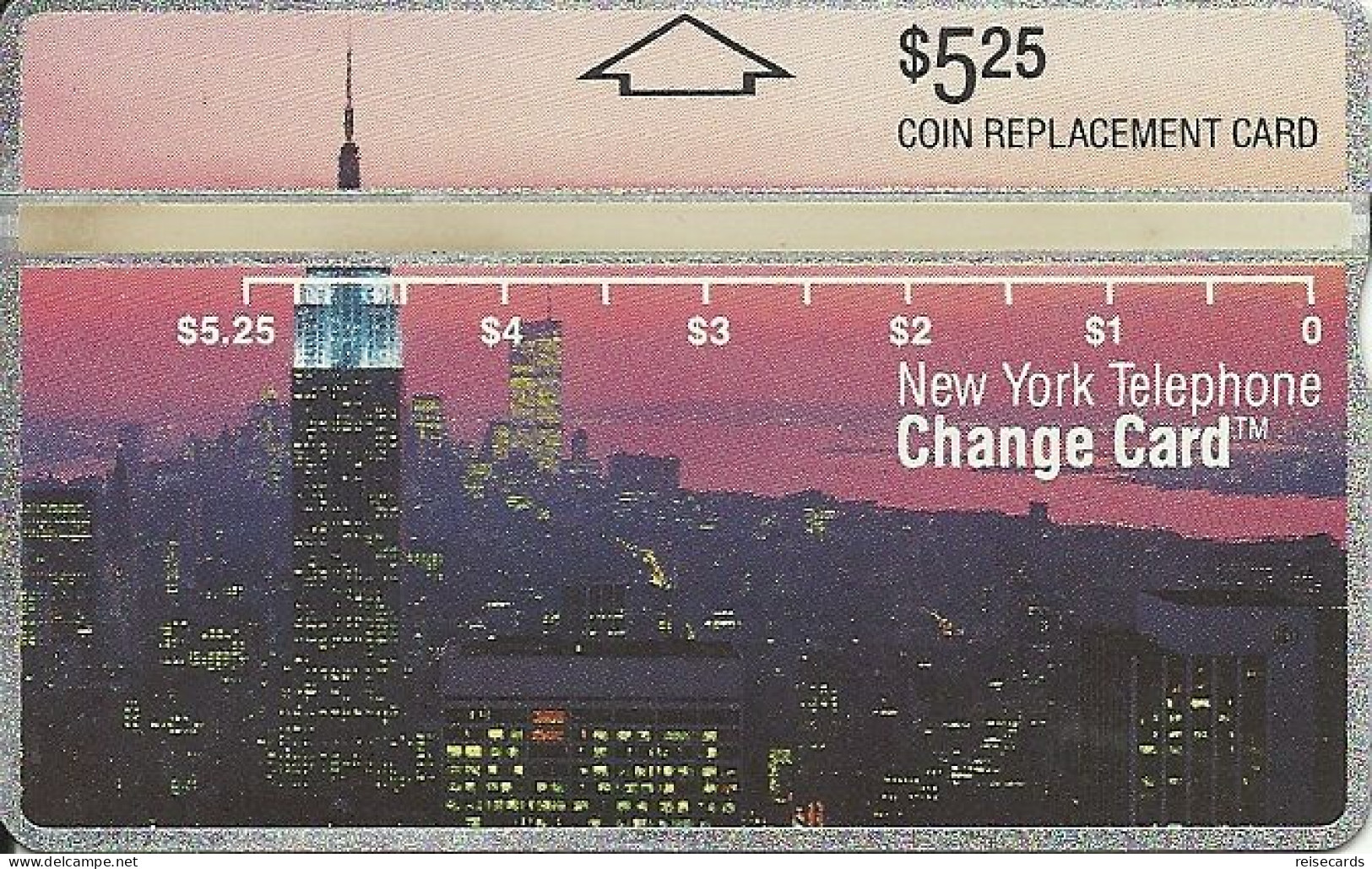 USA: New York Telephone: 210B New York Skyline By Night. Mint - [1] Tarjetas Holográficas (Landis & Gyr)