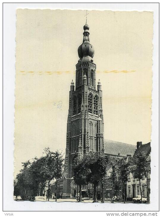 Hoogstraten : Kerk St. Catherina    ( Groot Formaat  Geschreven Met Zegel ) - Hoogstraten