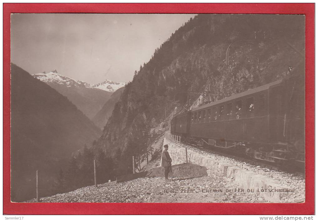 CHEMIN DE FER DE LÖTSCHBERG, EISENBAHN, CHEMIN DE FER, RAILROAD - Autres & Non Classés