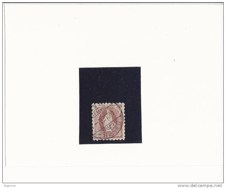 3361 -   N° 71 B Helvetia Debout 1 CHF - Used Stamps