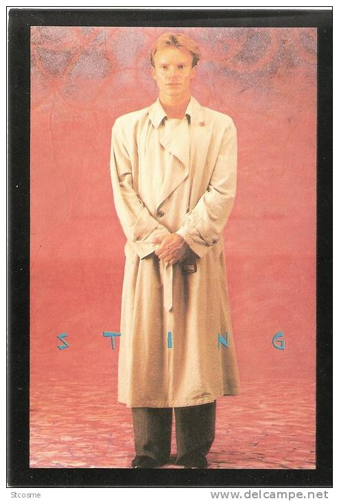 Carte Postale D'artiste / Movie Star Postcard - Sting (#3306) - Musique Et Musiciens