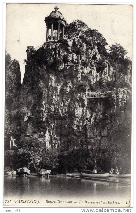 75  - PARIS - LOT DE 3 CARTES - Les Buttes Chaumont - Le Pont Suspendu - Le Parc Des Buttes Chaumont - Arrondissement: 19