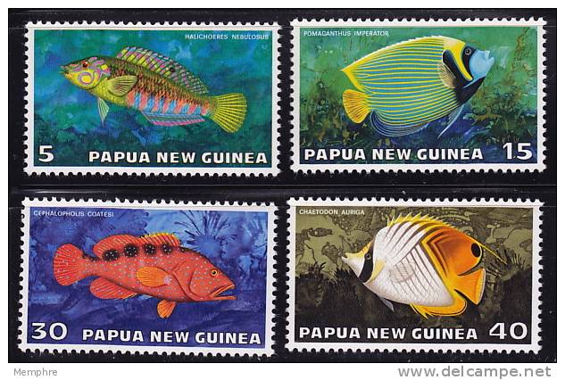 PNG 1976   Tropical Fishes    Sc 442-5 **  MNH - Papua New Guinea