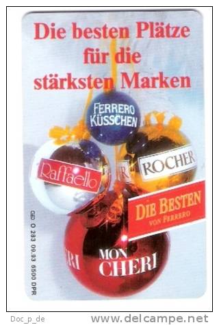 Germany - O283  09/93 - Ferrero Chocolate - O-Series: Kundenserie Vom Sammlerservice Ausgeschlossen