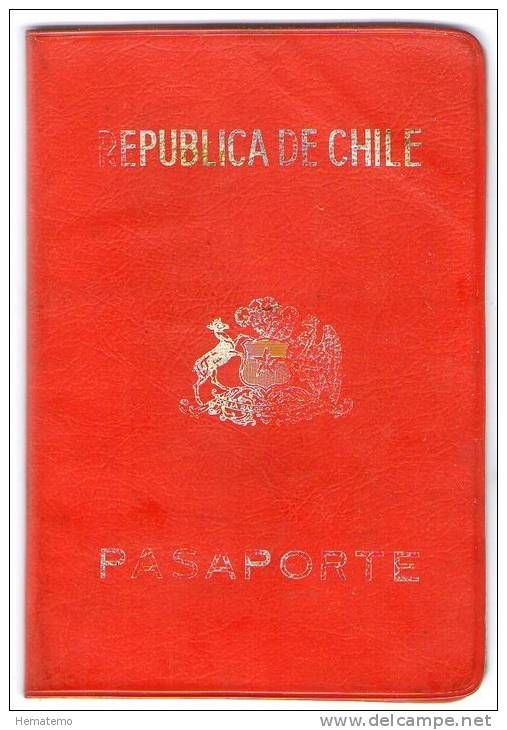 Chile 1978 Passport Reisepass Passeport Pasaporte #103623 - Historical Documents