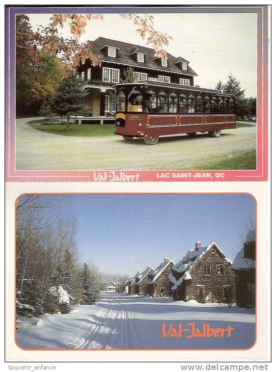 Carnet 9 CP Val Jalbert  Lac Saint Jean Saguenay Quebec Canada Village Historique - Saguenay