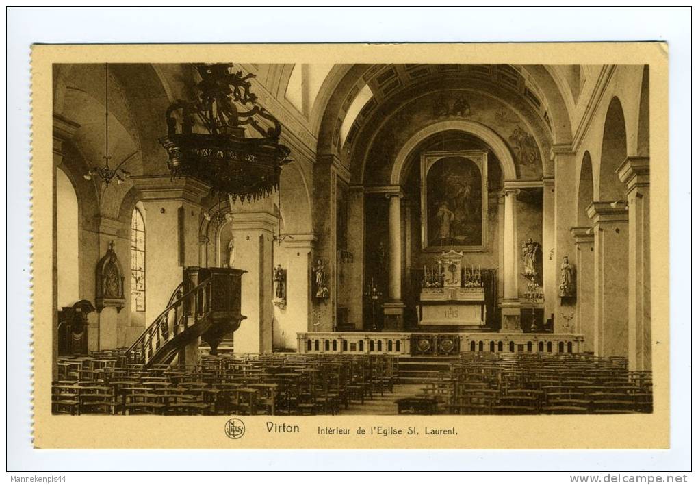 Virton - Intérieur De L'Eglise St. Laurent - Virton