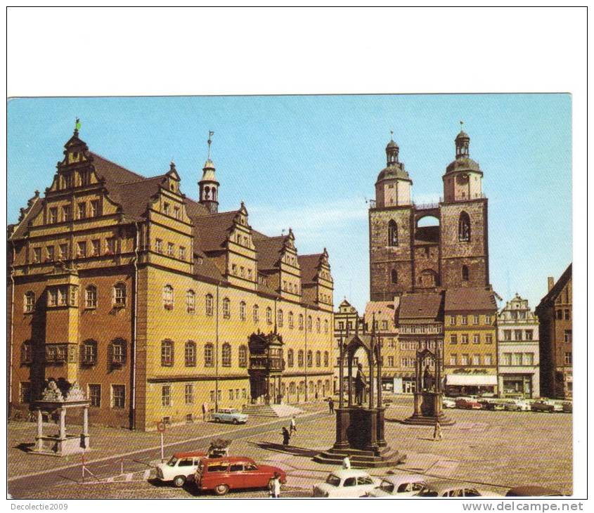 ZS26332 Wittenberg Markt Mit Rathaus Not Used Perfect Shape Back Scan At Request - Wittenberg