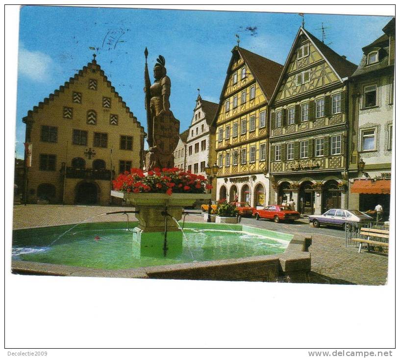 ZS26359 Bad Mergentheim Marktplatz Used Perfect Shape Back Scan At Request - Bad Mergentheim