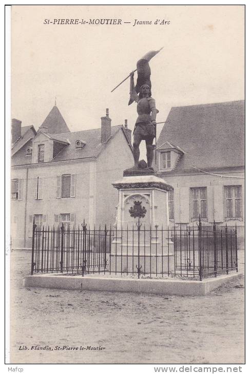 SAINT PIERRE LE MOUTIER - Jeanne D'arc - Saint Pierre Le Moutier