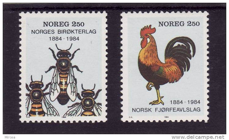 C3324 - Norvege 1984 - Yv.no.864/5,neufs** - Ungebraucht