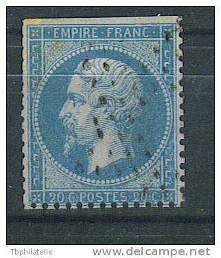 VEND TIMBRE DE FRANCE N° 22 , OBLITERATION ETOILE DE PARIS EVIDEE !!!! (c) - 1862 Napoleon III