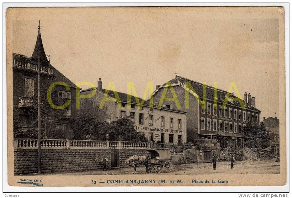 C794 - 54 - Une Carte Postale De CONFLANS JARNY - Place De La Gare. - Jarny