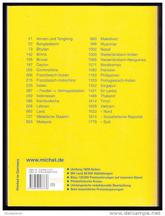 Michel Catalogue : Süd- Und Südostasien 2006 Übersee-Katalog Band 8. Annam Und Tongking - Vietnam (2 Scans) - Altri & Non Classificati