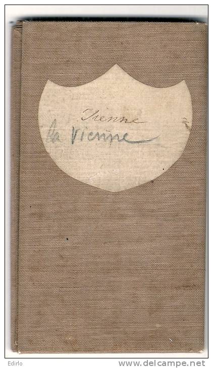 VIENNE Poitiers Carte Routière, Géographique + Données économiques, éditée Vers 1850, 28cmX38 Cm Ouvert TTB Toilée - Cartes Routières