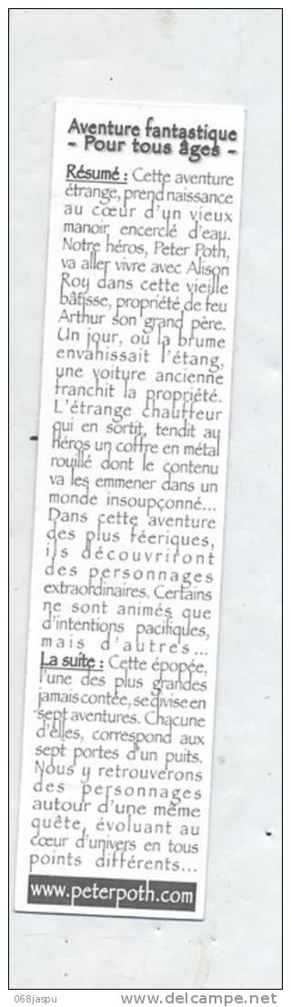 Marque Page Alis Peter Poth Monde Magique - Marque-Pages