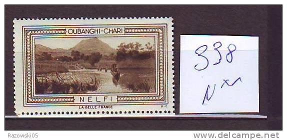 FRANCE. TIMBRE. CINDERELLA. VIGNETTE. BELLE FRANCE. COLONIE. OUBANGUI CHARI. NELFI - Tourism (Labels)