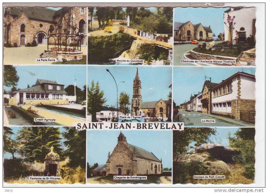 56.518/ ST JEAN BREVELAY - Multivues Cpsm - Saint Jean Brevelay