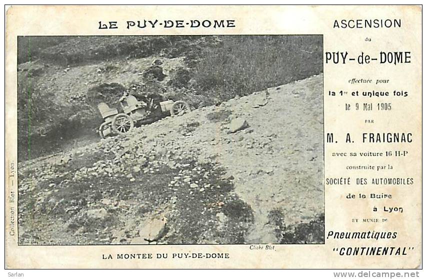 63 , PUY DE DOME , Montagne Sommet   , * 177 05 - Autres & Non Classés