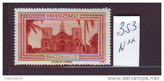 FRANCE. TIMBRE. CINDERELLA. VIGNETTE. BELLE FRANCE. COLONIE. MOYEN CONGO. - Turismo (Viñetas)