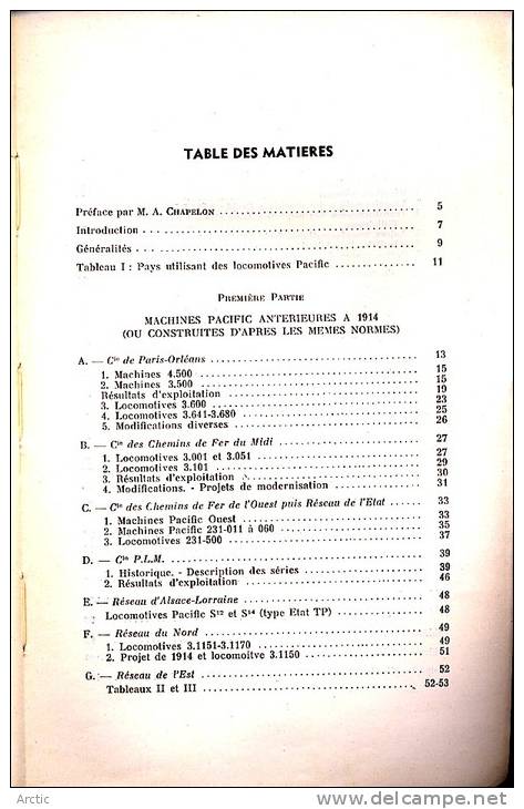 Les Locomotives à Vapeur à Grande Vitesse Et à Grande Puissance Type "Pacific" Lucien M VILAIN  Ref E - Railway & Tramway