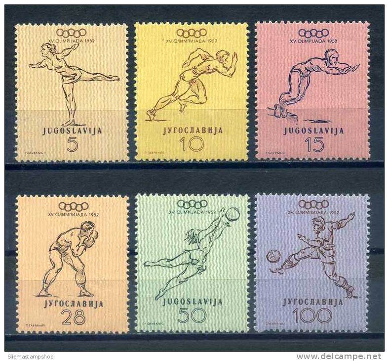 YUGOSLAVIA - 1952 OLYMPIC GAMES - V5597 - Summer 1952: Helsinki