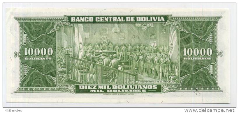 10000 Bolivianos - Bolivia - 1945 - XF++ - Bolivia