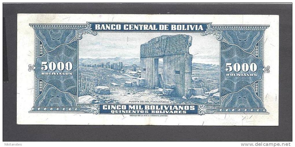 Bolivia P-150, XF 5000 Bolivianos, 1945 - Bolivie