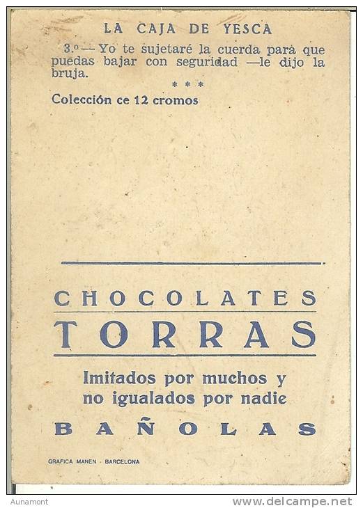 España---Chocolates Torras---J.Coll--nº3 ,Coleccion La Caja De Yesca - Otros & Sin Clasificación