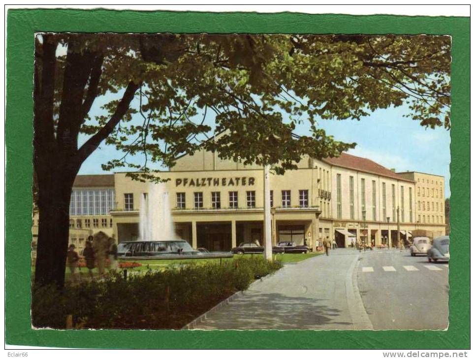 Kaiserslautern, Pfalztheater Am Fackelrondell   CPSM   Dentellée  Année 1964 - Kaiserslautern