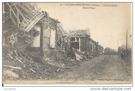 38. VILLERS BRETONNEUX. RUE DU HAMEL. - Villers Bretonneux