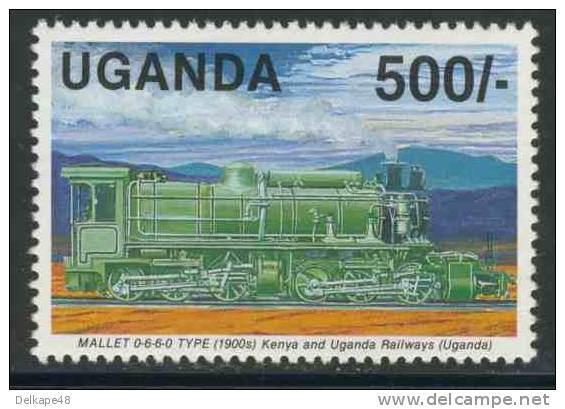 Uganda 1991 Mi 896 ** Mallet 0-6-6-0 Steam Locomotive (1900) Kenya + Uganda Railways / Dampflokomotive - Treinen