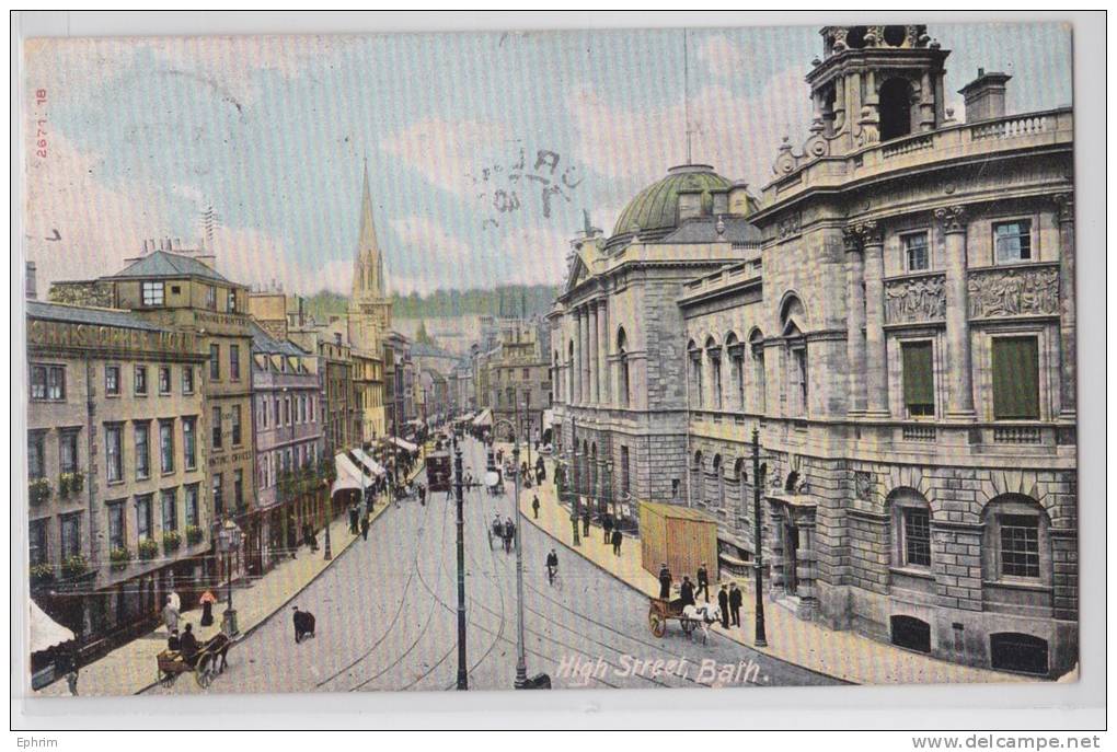 BATH - High Street 1908 - Bath