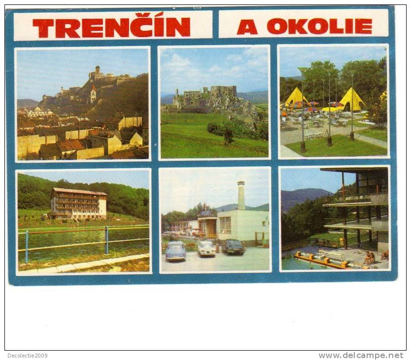 ZS26523 Slovakia Tren&#269;ín A Okolie Multiviews Used Perfect Shape Back Scan At Request - Slowakei